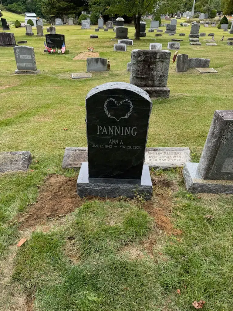 Granite Headstone hand-carved by NJ Headstone Showroom in NJ — image 2