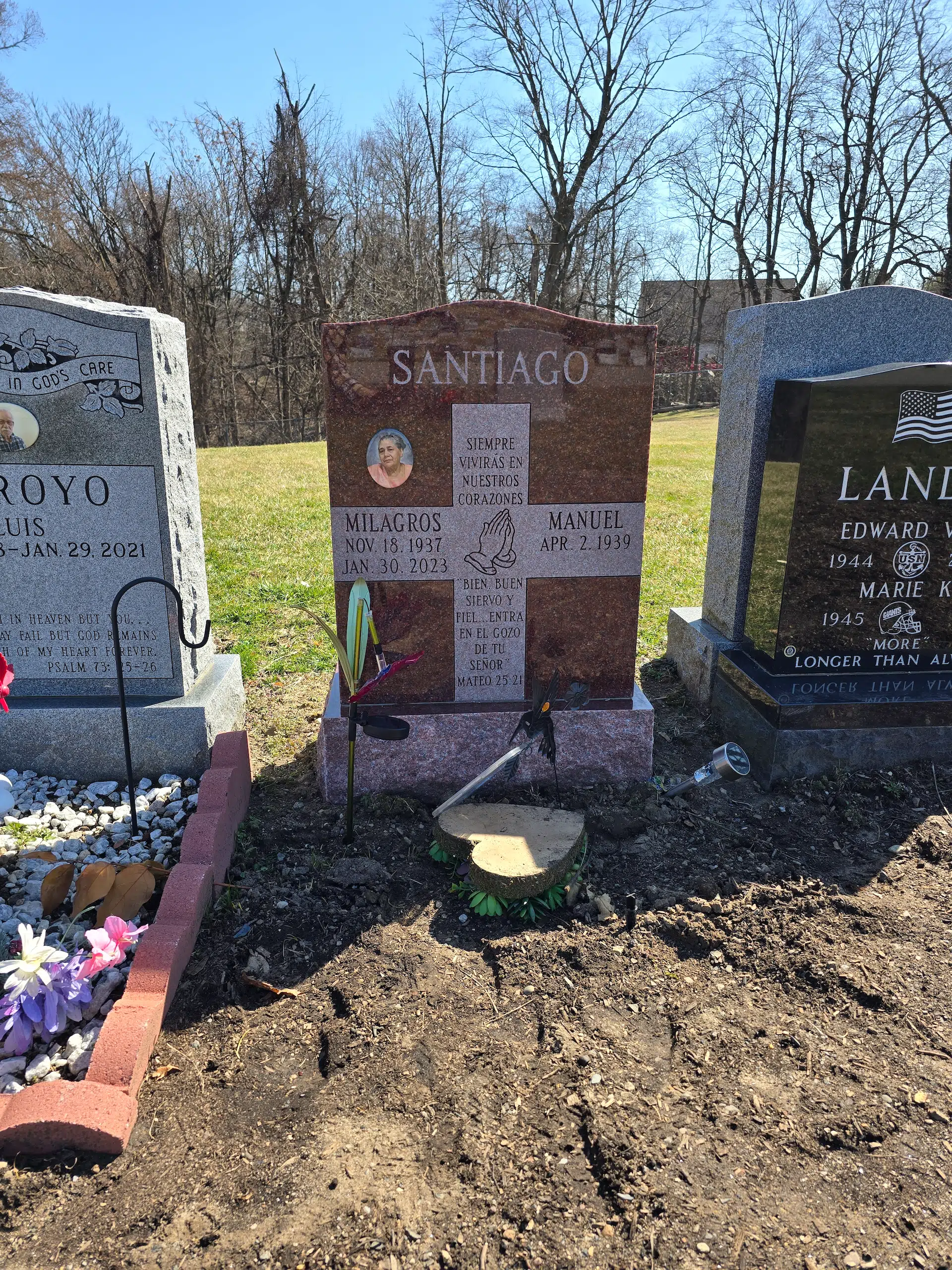 Granite Headstone hand-carved by NJ Headstone Showroom in NJ — image 3