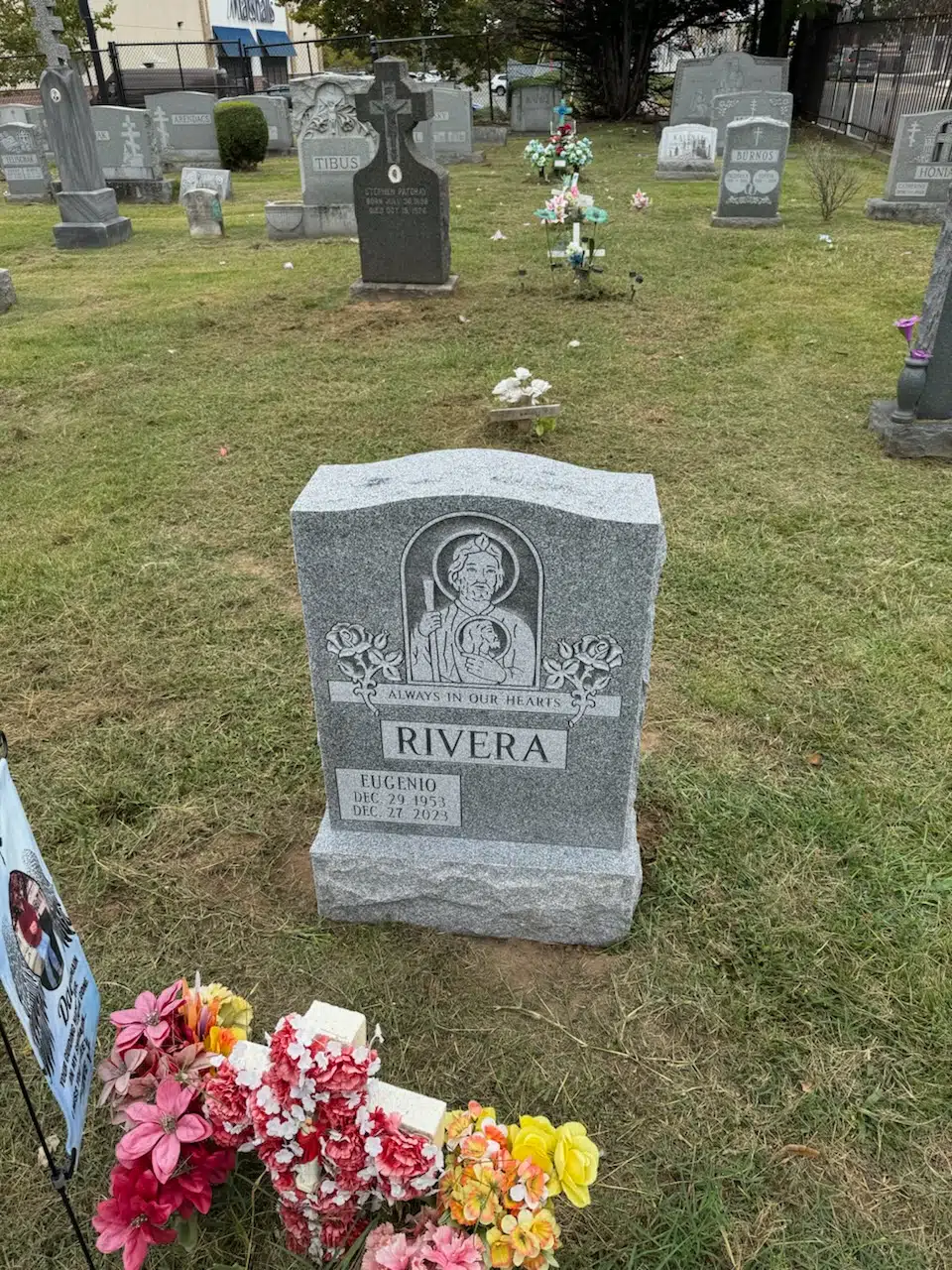 Granite Headstone hand-carved by NJ Headstone Showroom in NJ — image 4