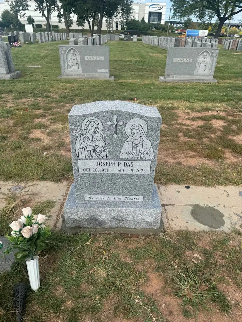 Granite Headstone hand-carved by NJ Headstone Showroom in NJ — image 7