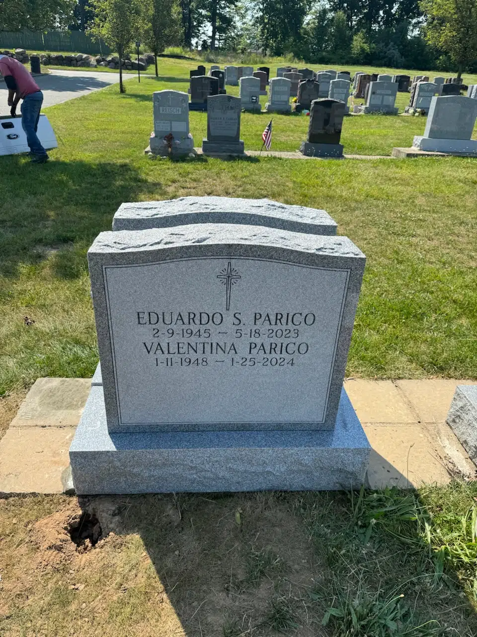 Granite Headstone hand-carved by NJ Headstone Showroom in NJ — image 3